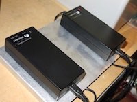Twin battery chargers