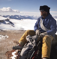 Spence on top of Mount Horseshoe