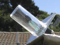 Black thermistor in a bottle